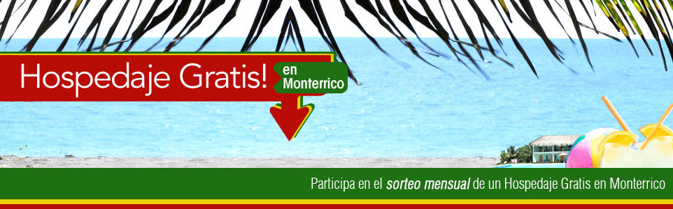 Hospedaje Gratis en Monterrico, viaje gratis con un acompa&ntilde;ante.